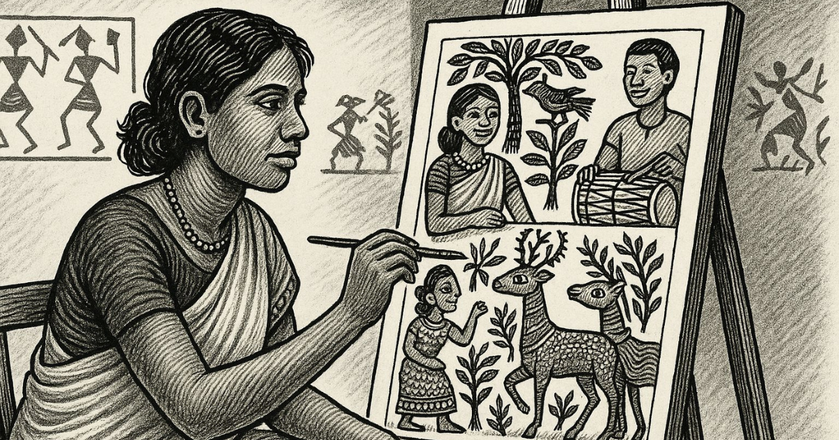 দেবু মুর্মু : এক বিস্ময়কর শিল্পী